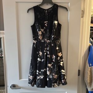 White House Black Market Floral Midi Dress